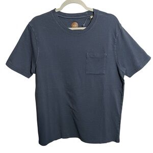 Common People Seersucker Tee Navy NWT $69